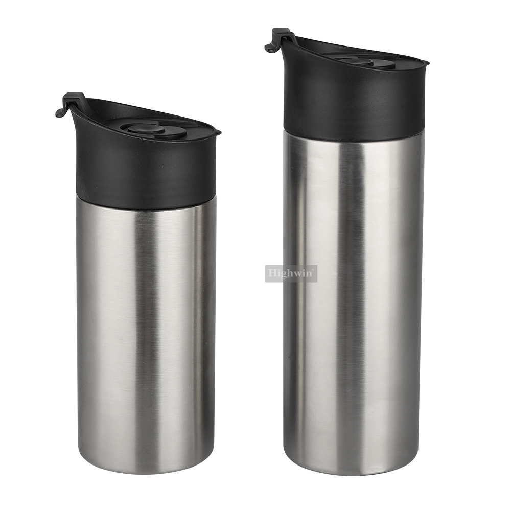 Factory Direct Double Wall Vacuum Coffee Single Cup French Press Portable French Press Travel Coffee Maker