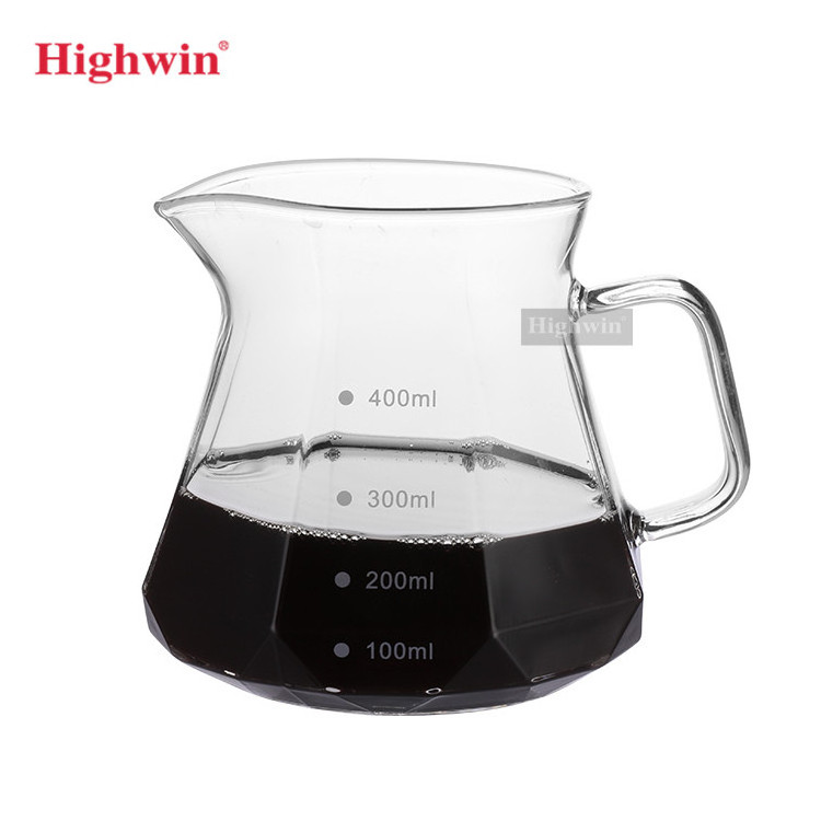 Pour Over Coffee Maker Borosilicate Glass Pour Over Coffee Pot