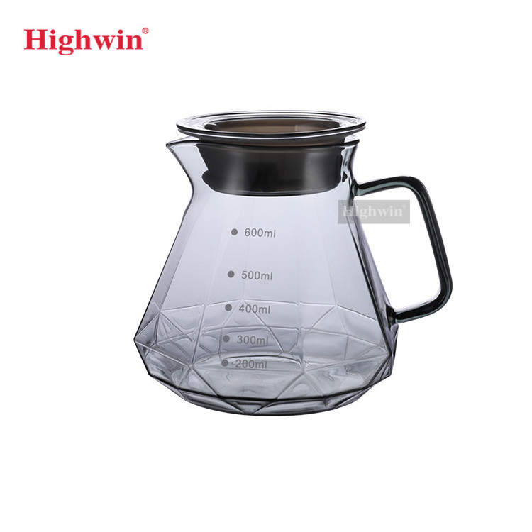 Pour Over Coffee Maker Borosilicate Glass Pour Over Coffee Pot