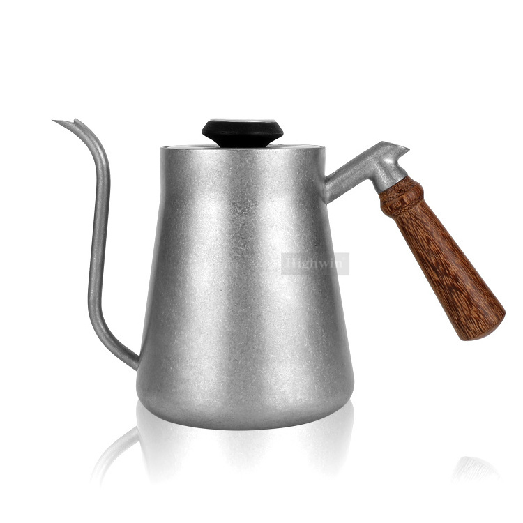 HIGHWIN Stainless Steel Gooseneck Kettle with Thermometer Pour Over Coffee Kettle