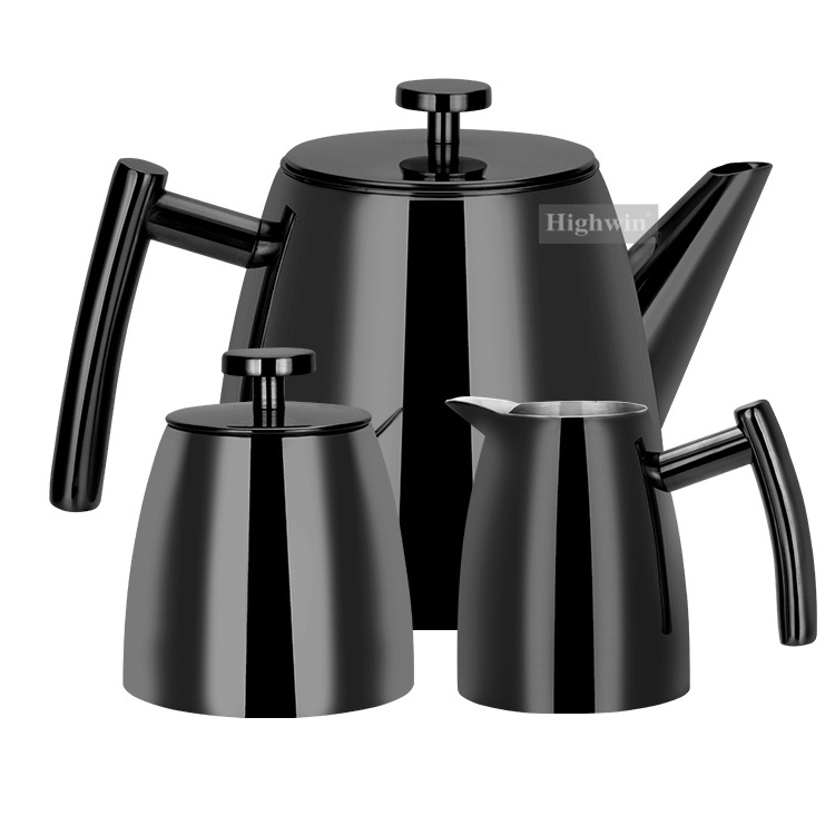 Highwin Factory Stainless Steel Double Wall Wholesales Chinese Teapot With Infusers