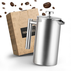 Highwin Stainless Steel French Coffee Press Stainless Steel Coffee French Press