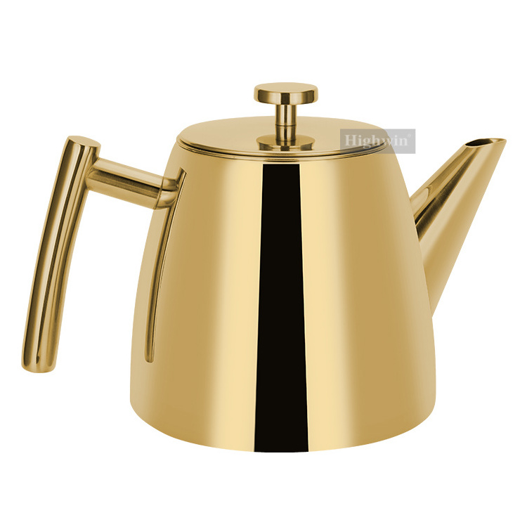 Highwin Factory Stainless Steel Double Wall Wholesales Chinese Teapot With Infusers