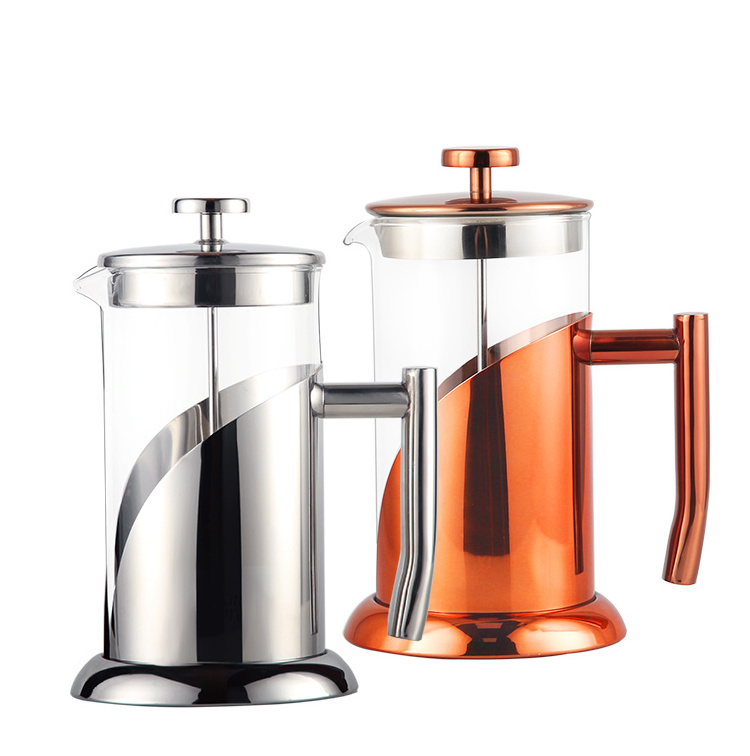 Fashional Promotions 1000ml Borosilicate Glass French Press Coffee Maker with Reusable Stainless Filter