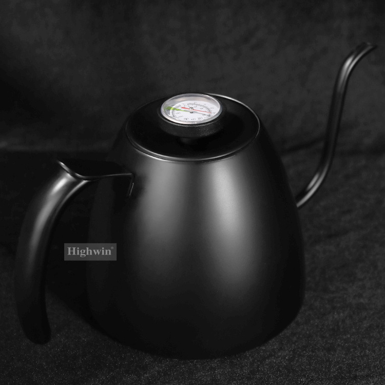 Stovetop Gooseneck Coffee Kettle Stainless Steel Coffee Kettle with Thermometer