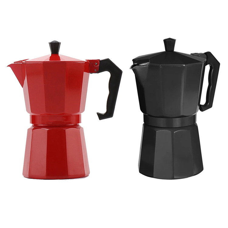 New Product 3/6/9 Cups Stovetop Espresso Moka Pot Coffee Maker Aluminum Alloy Mocha Pot