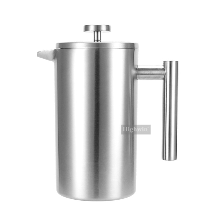 Highwin Stainless Steel French Coffee Press Stainless Steel Coffee French Press