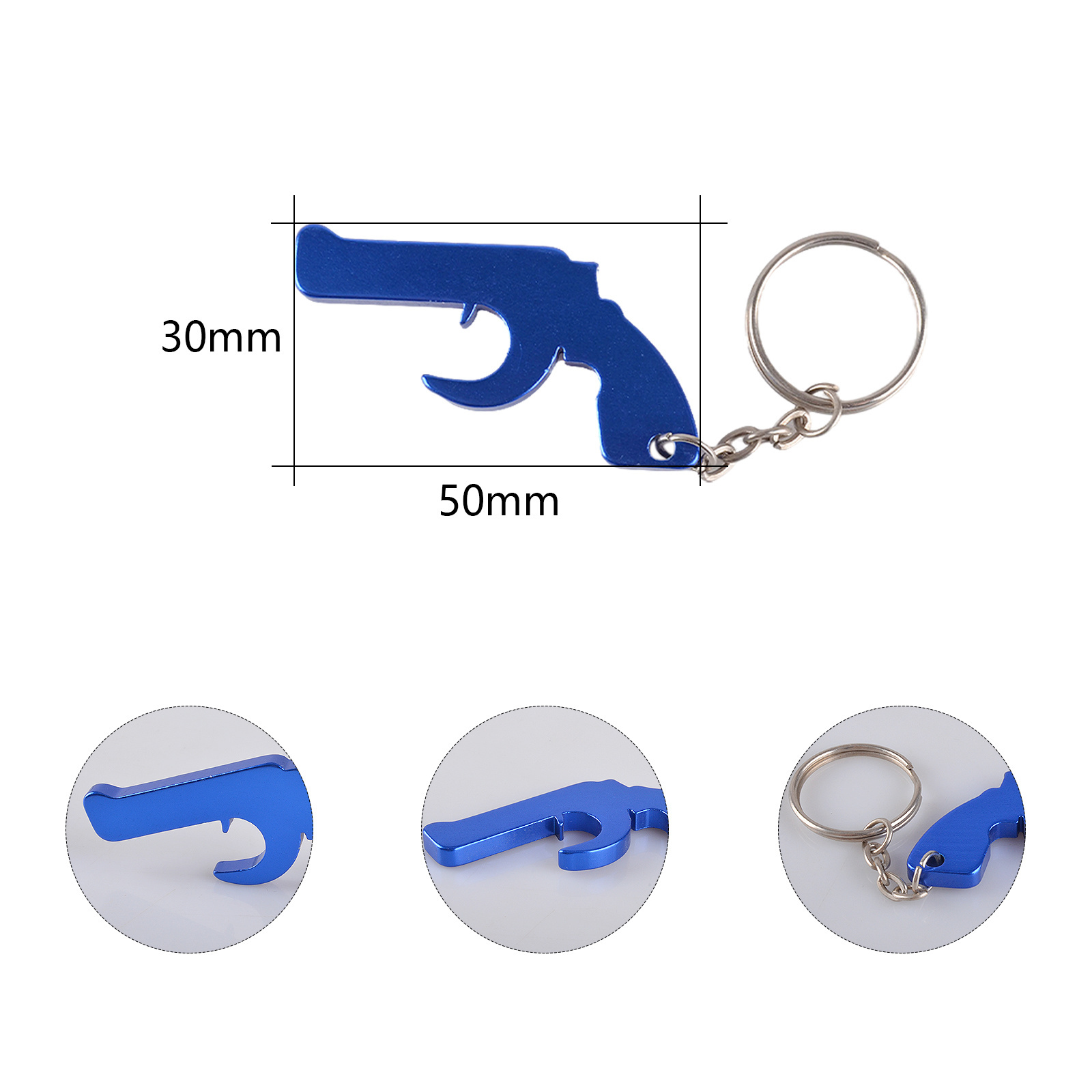 Custom Wholesale Shotgun Pistol Keychain Bottle Opener Beer Gun Bottle Opener Gun Shaped Bottle Opener Keychain Gift