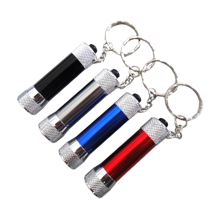 aluminum portable best keychain 3 led flashlight mini for promotional gift