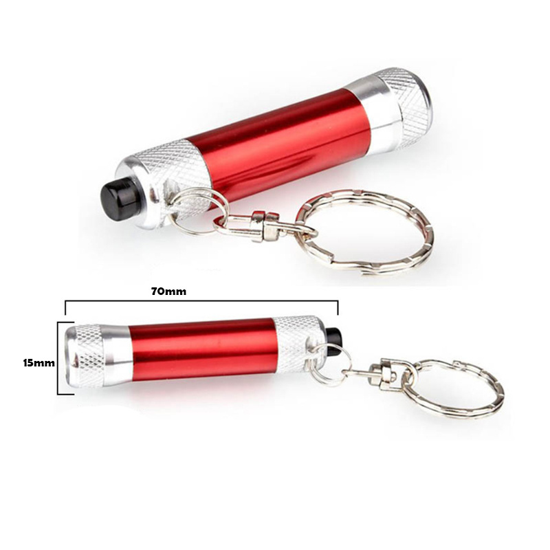 aluminum portable best keychain 3 led flashlight mini for promotional gift