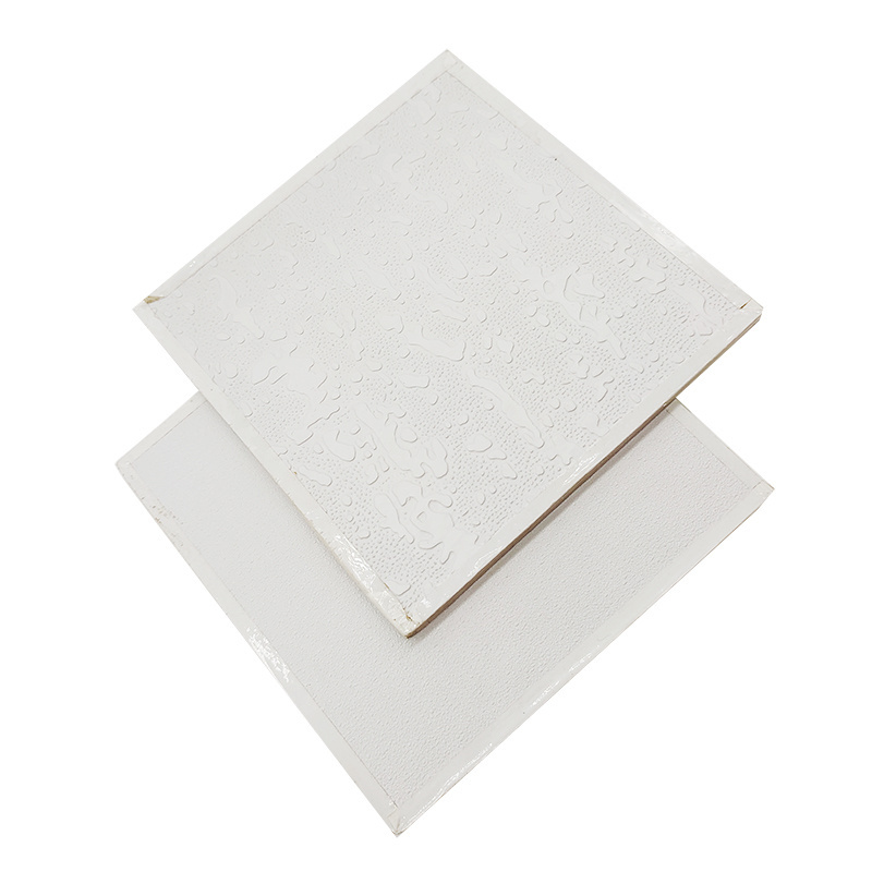 600*600*7MM Acoustical Vinyl Faced Gypsum Ceiling Tile