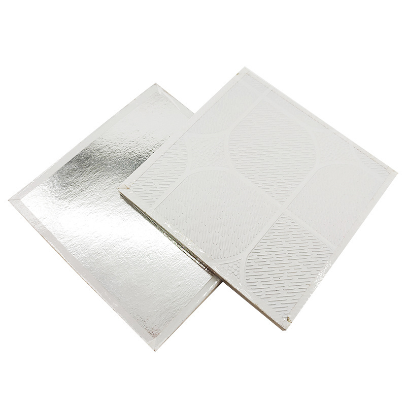 600*600*7MM Acoustical Vinyl Faced Gypsum Ceiling Tile