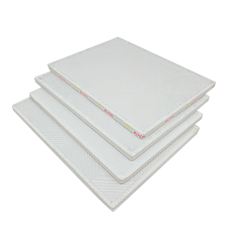 Cheap PVC laminated gypsum board 600X600 ceiling tiles