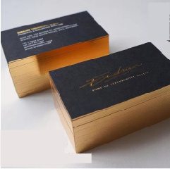 Colored edge cotton paper custom letterpress printing business cards