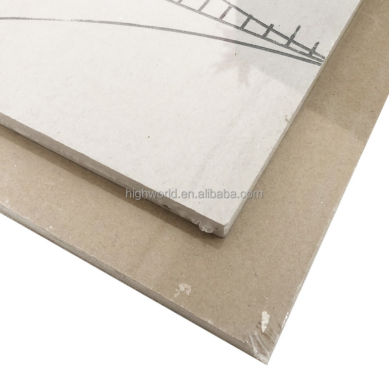 9.5mm low price drywall/plasterboard/ water-proof gypsum board 1220*2400