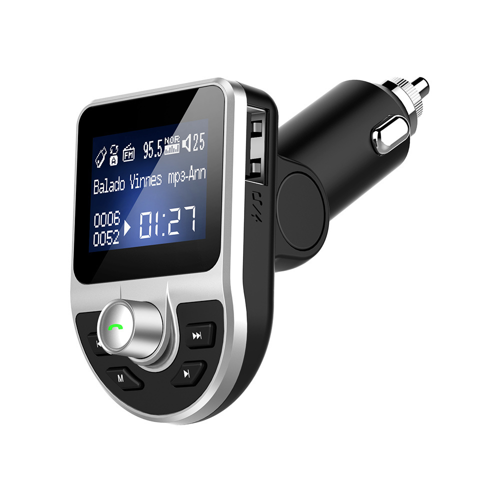 BT39 In-Car Wireless Fm Transmitter Plug Usb Aux Bluetooth Converter