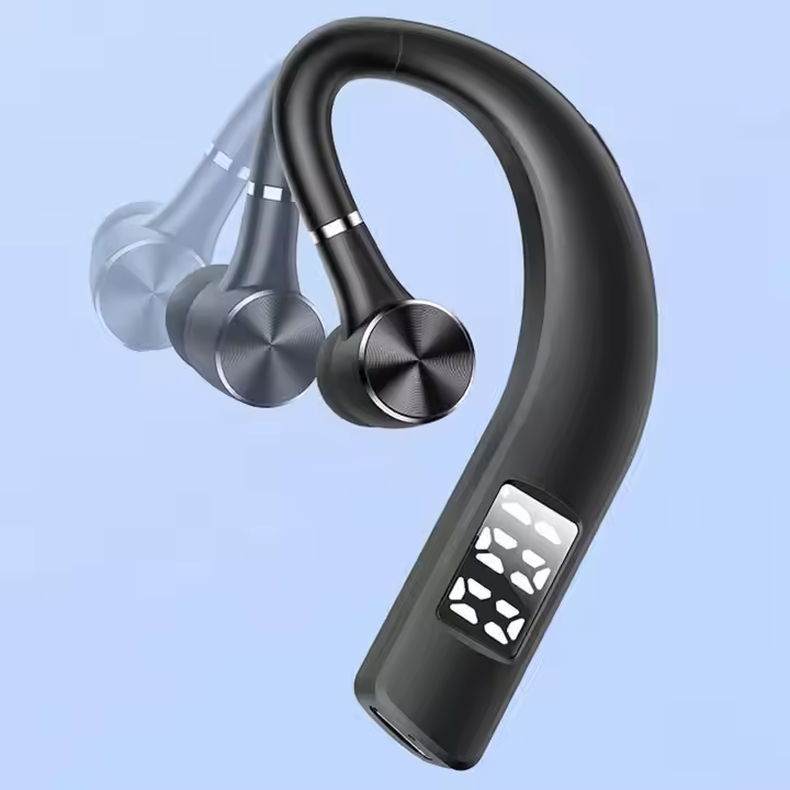 HIGI F19 large battery bluetooth ear hook single earphone earbuds for outdoor sports wireless ear hooks headset