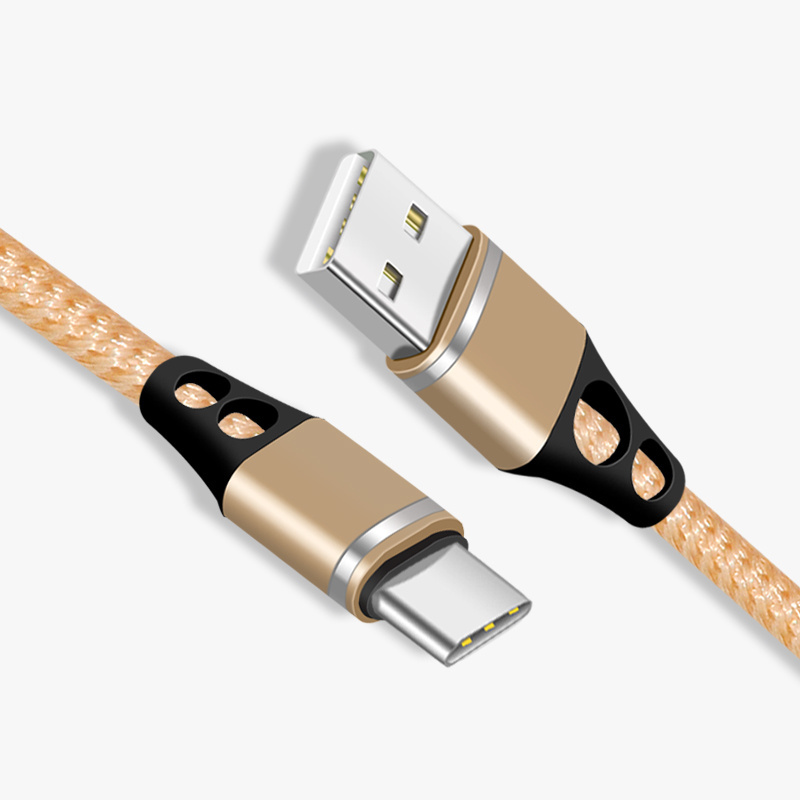 Free sample 2024 HG Braided Micro USB Cable 1m/2m/3m Data Sync USB Charger Cable For smartphone