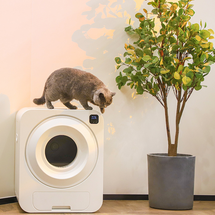 Factory Automatic Easy Clean Cat Litter Box Big Space APP Control Auto Cat Litter Box Mascota Accesorio Cat Toilet Automatic