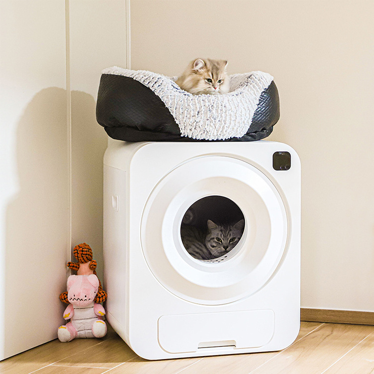 Factory Automatic Easy Clean Cat Litter Box Big Space APP Control Auto Cat Litter Box Mascota Accesorio Cat Toilet Automatic