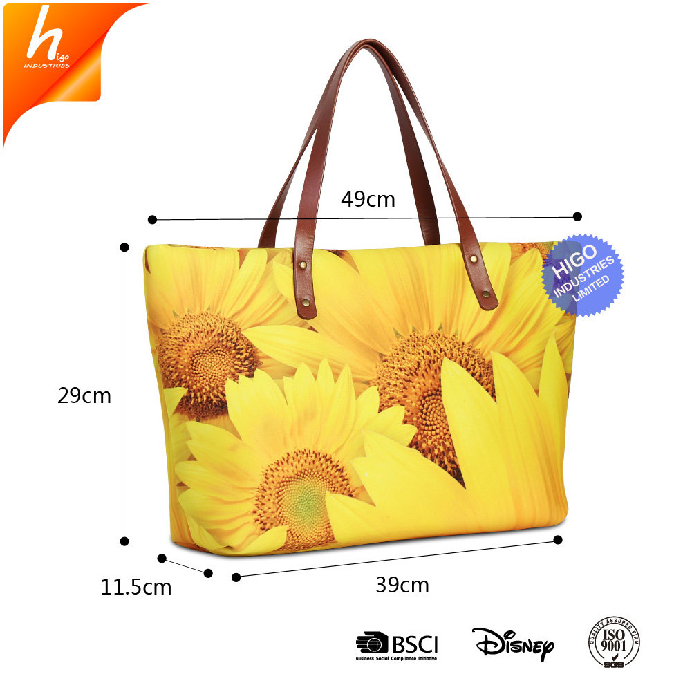 2021 Trending Products Big College Bags Cute Dog Printed Handbags for Women Bolsas Femininas