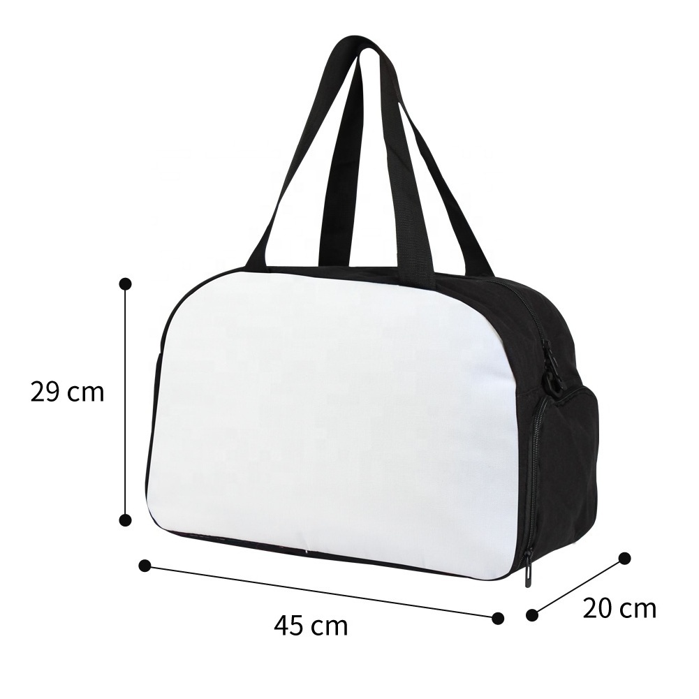 Custom Logo Dance Bag Duffle Bag Sublimation Blank travel Tote Bag with Shoe Compartment