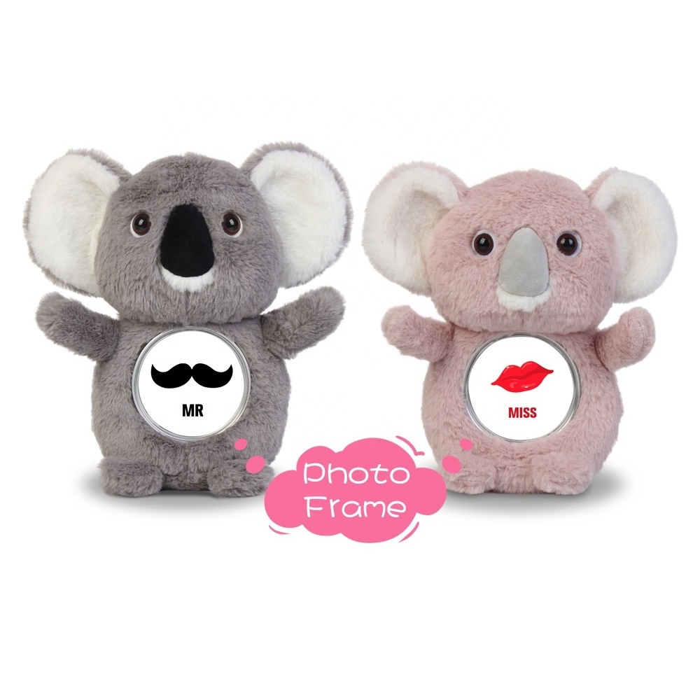 Valentines Day Gift Custom Eco-friendly Plush Toy Clock Souvenirs for Church Anniversary