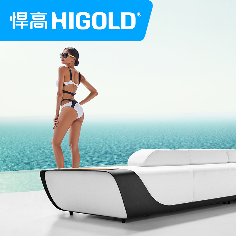 HIGOLD Luxury Outdoor Furniture Sofa High-end Sofa For Commercial Hotel Balcony