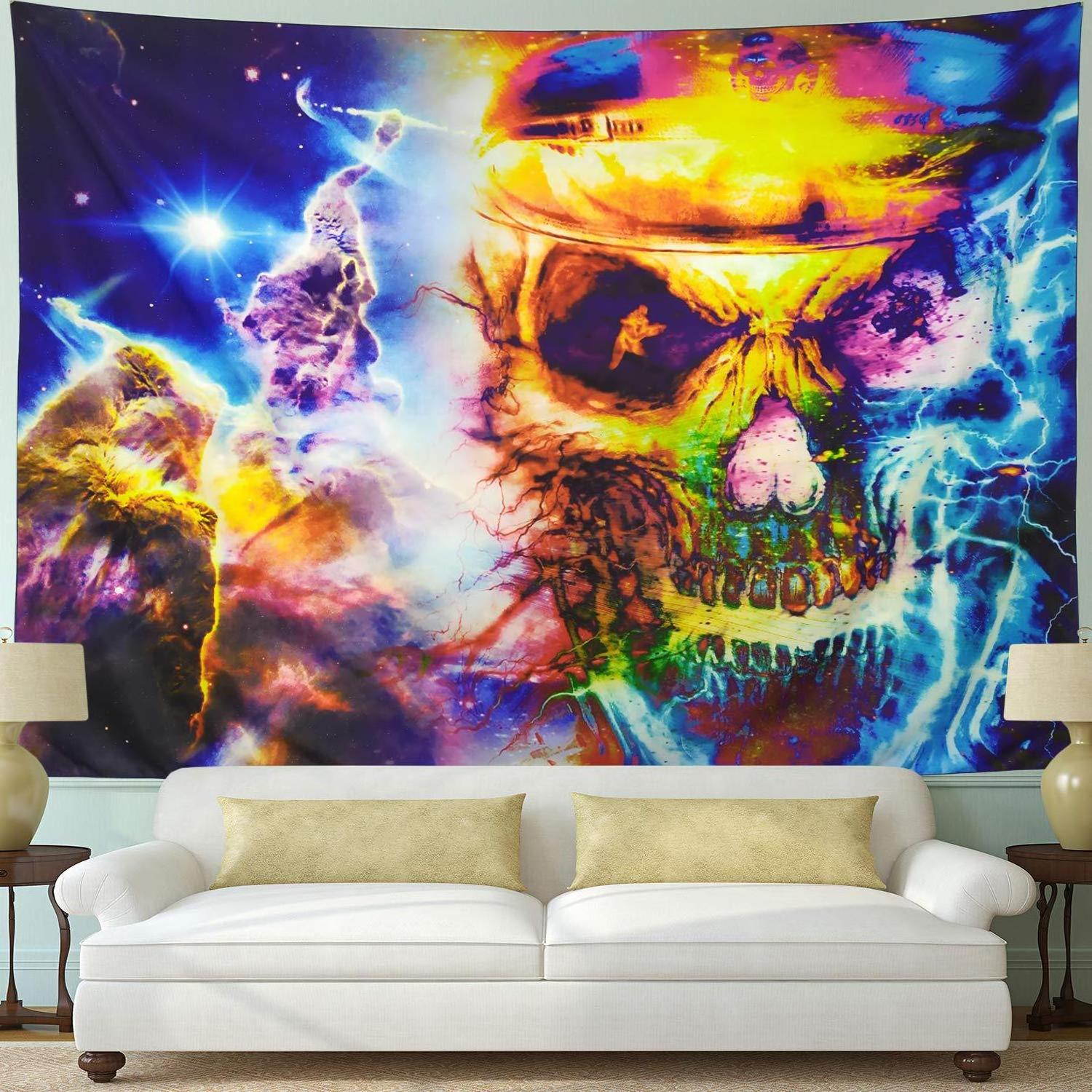 3D Print Trippy Mushroom Tapestry Hippie Psychedelic Abstract Art Tapiz Wall Hanging Tapestries