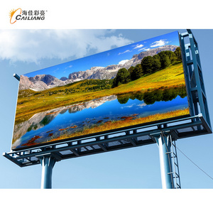 Matrix Displays Highway Advertising Pole Standing Led Billboard Price P4 P6 P8 P10 Led Display Outdoor Energy Saving Led Display