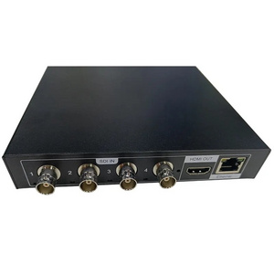 Good quality 4 Channel SDI Codec Video SDI Encoder And Decoder Broadcast Level Bi-directional Transmission