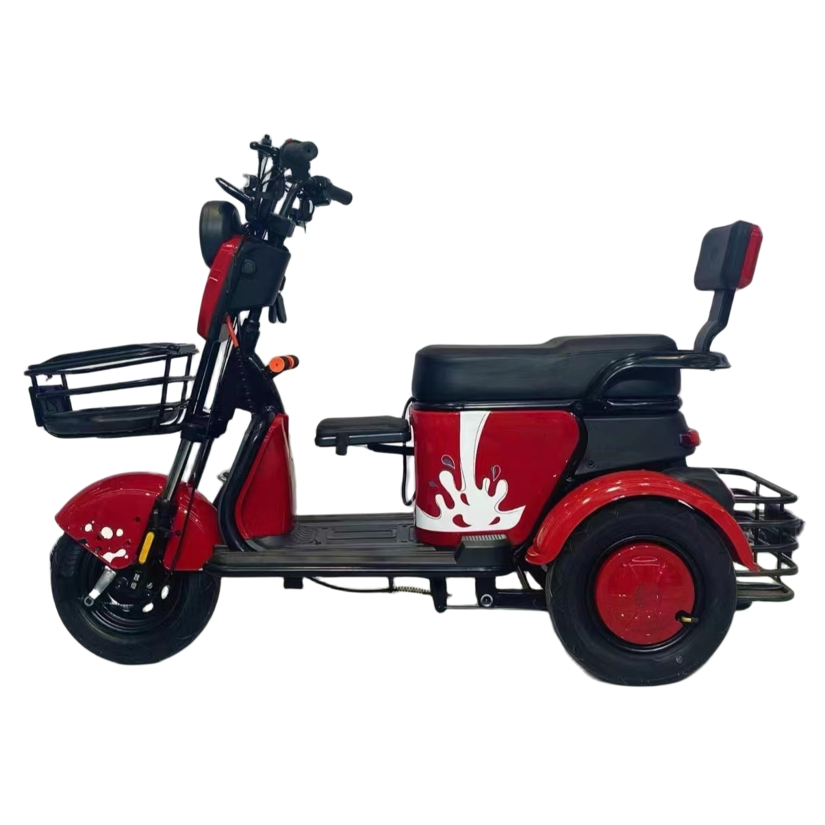 GYM-4 Cheap adult electric bike loaded man 3 wheel tuk 600 watt-800W load 300-500kg electric leisure tricycle