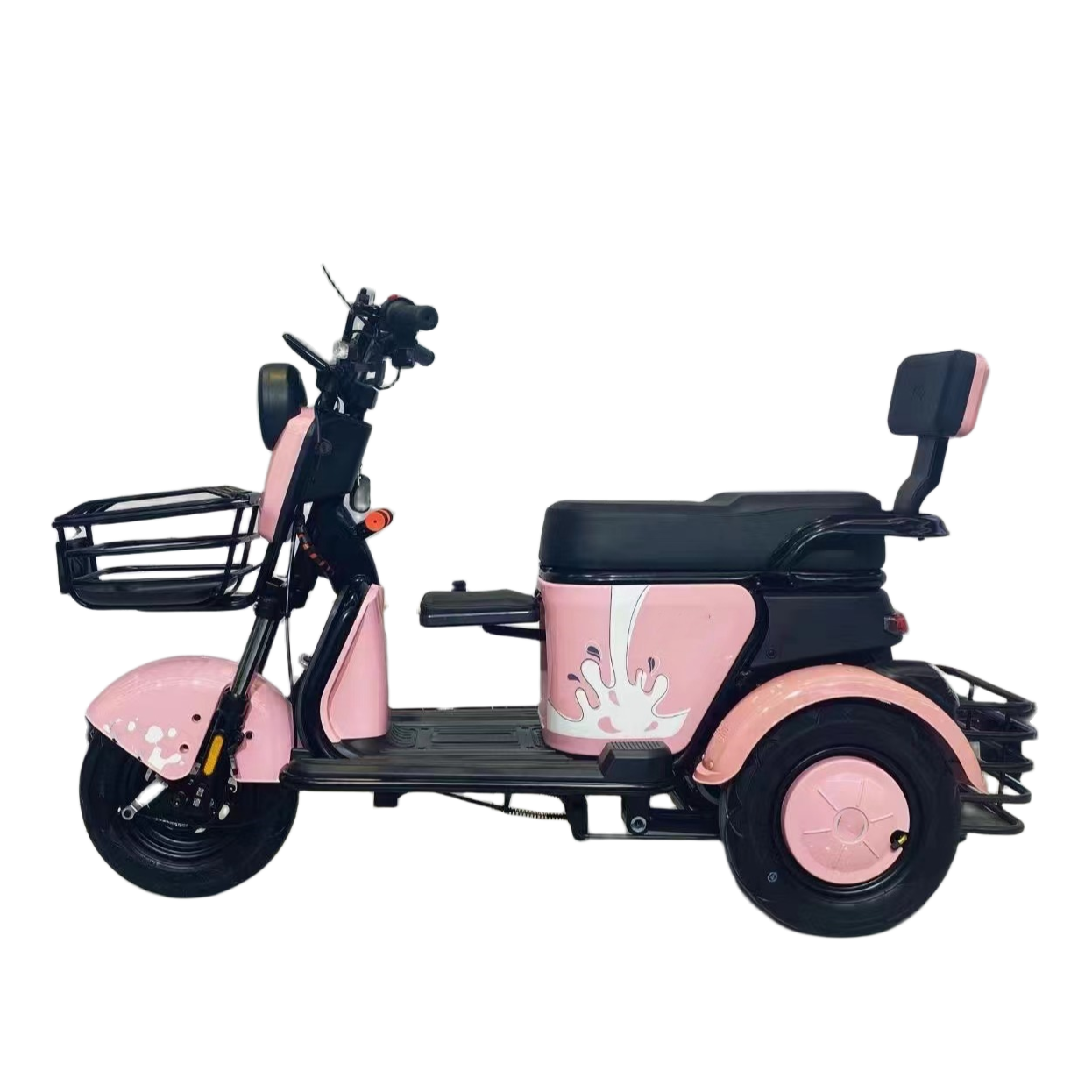 GYM-4 Cheap adult electric bike loaded man 3 wheel tuk 600 watt-800W load 300-500kg electric leisure tricycle