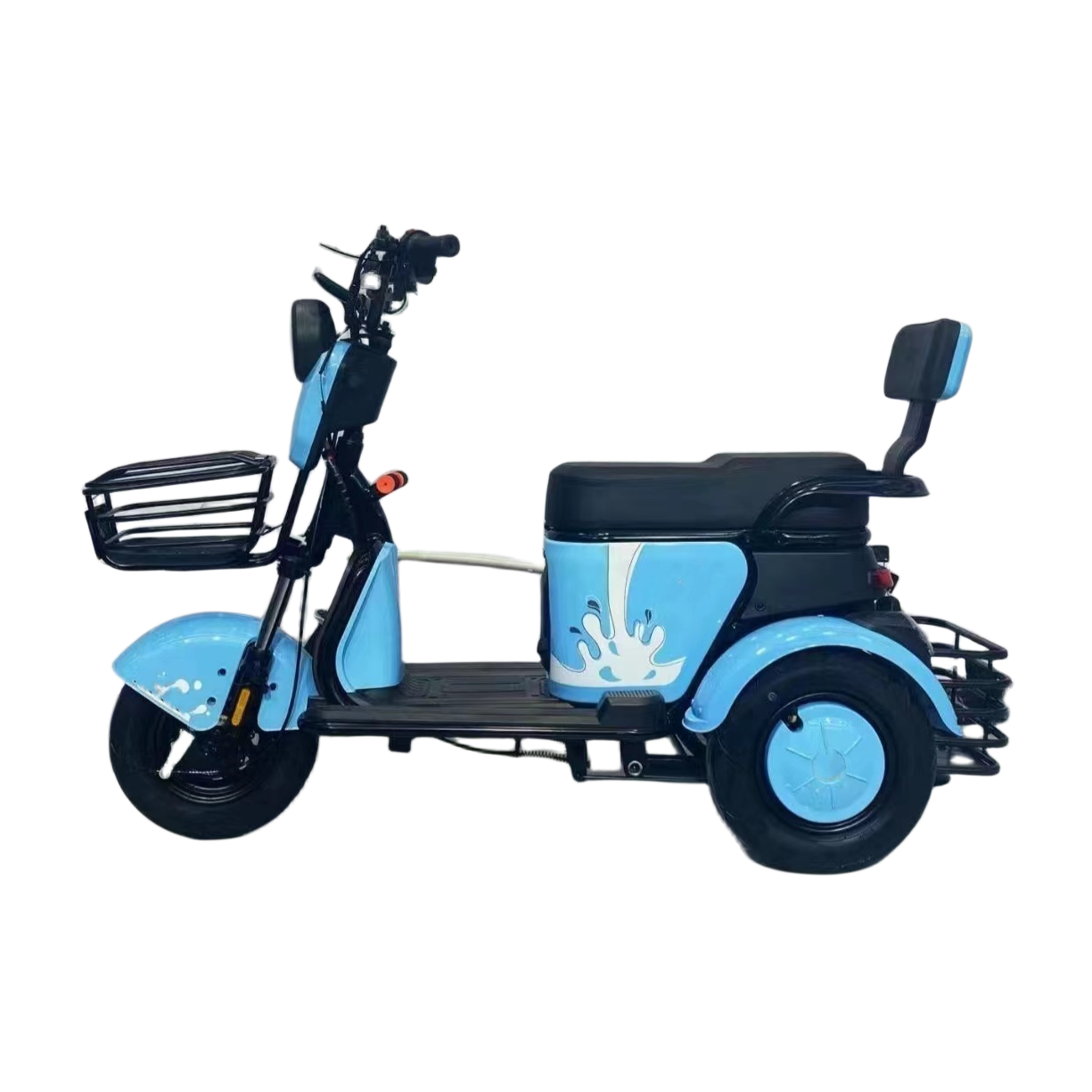 GYM-4 Cheap adult electric bike loaded man 3 wheel tuk 600 watt-800W load 300-500kg electric leisure tricycle