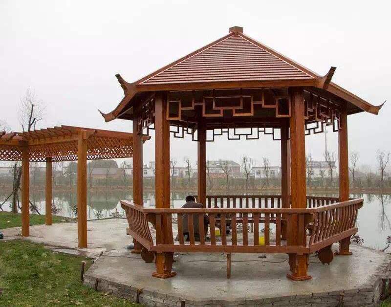 DIAOSI China Manufacturer Aluminum Alloy Prefab Pavilion Aluminium Roof Pergola Waterproof Garden Gazebo for Outdoor