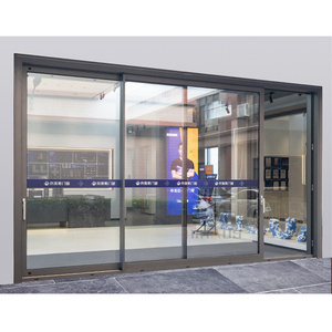 Hihaus custom modern exterior slim lift aluminium double sliding glass doors