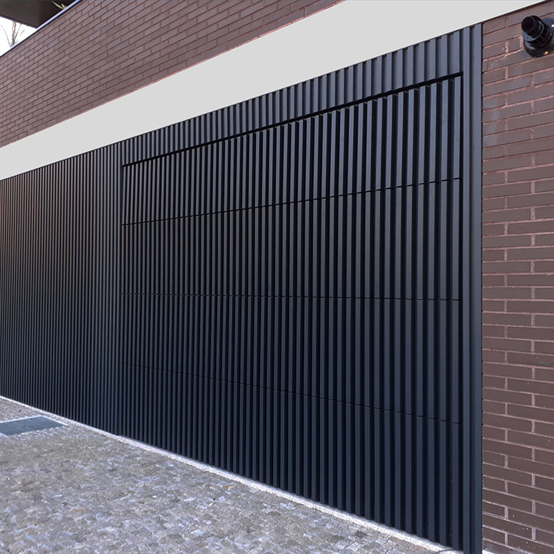 Hihaus custom modern automatic aluminum overhead grill fence garage door