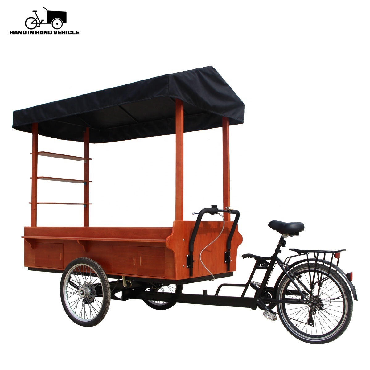 Electric tricycle food cart vending mobile food cart/tricycle cargo bike three wheels coffee bike for sale