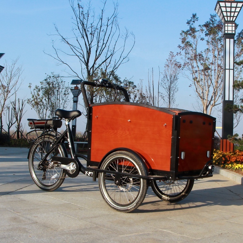 vintage trendy design 3 wheel cargo electric bike CE approved cargo bicycle adult tricycle for sale cargo bike electric bicycles