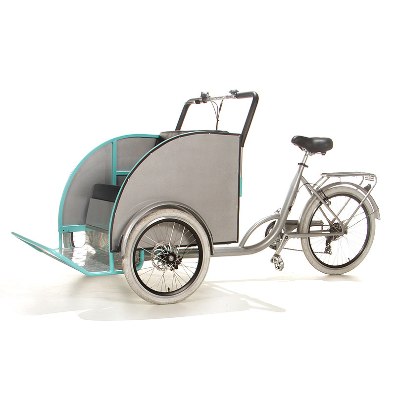 500W pedicab Electro 3 Wheel Commercial Vehicles E Trike Adult Cargo Bike Car Bicycle Rickshaw Tricycle Taxi