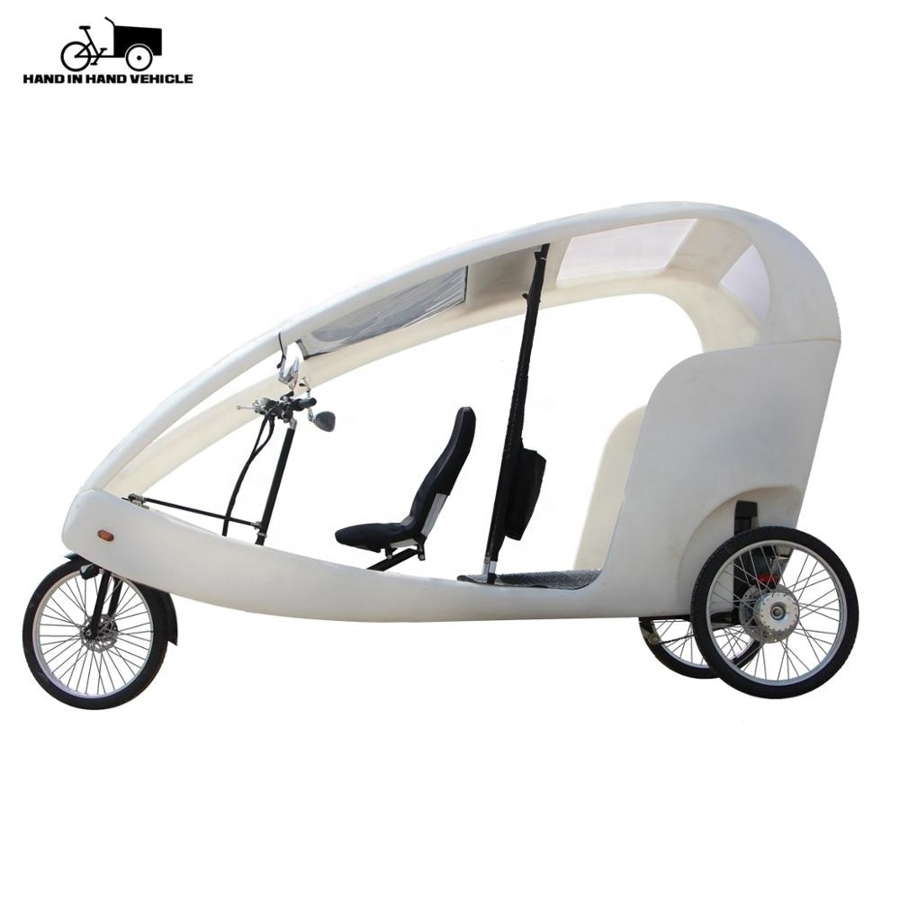 3 passenger taxi tricycle adult motorized pedicab electric rickshaw taxi bike for sale velo taxi