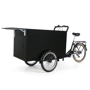 Electric Tricycle 3 wheels cargo tricycle for street vending coffee cart and food truck for sale