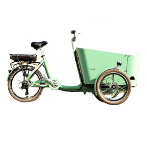 Family trike folded electric tricycle cargo bike used bicycle for sale in Dutch