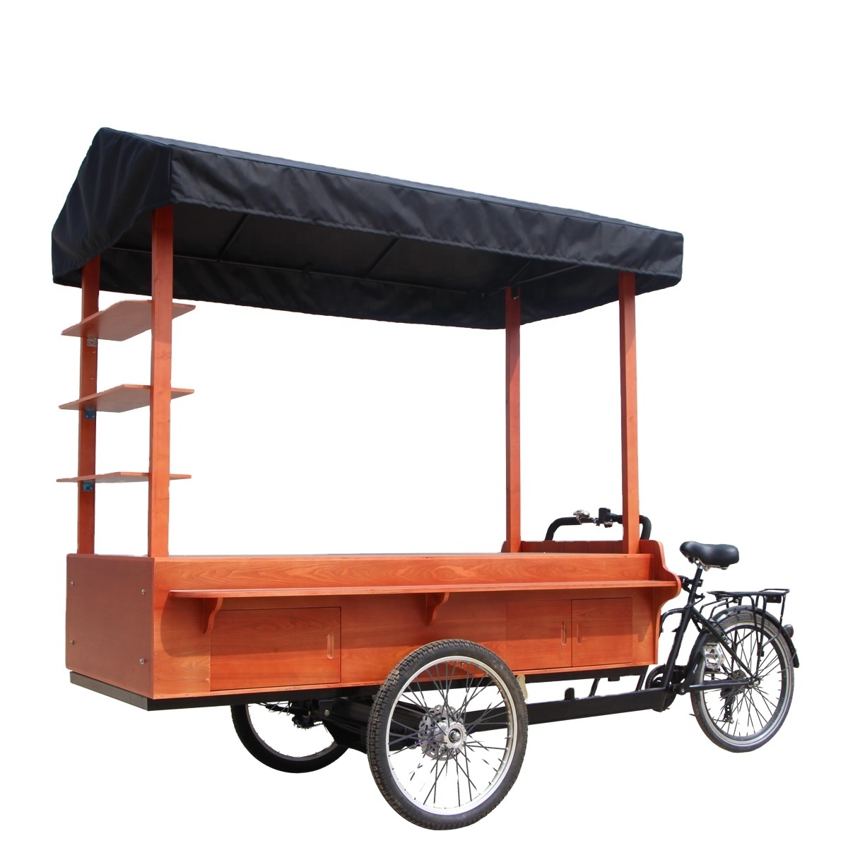 Electric tricycle food cart vending mobile food cart/tricycle cargo bike three wheels coffee bike for sale