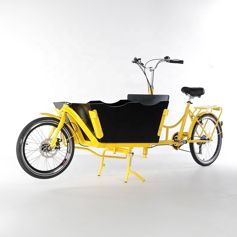 CE approved electric cargo bike for sale cargo tricycle bicycle for family carrying kids