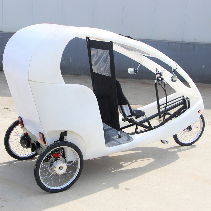 Morden City Green Transportation Three Wheeler Electric Tourist Cars Vehicle Bicitaxi Auto Rickshaw For Sale