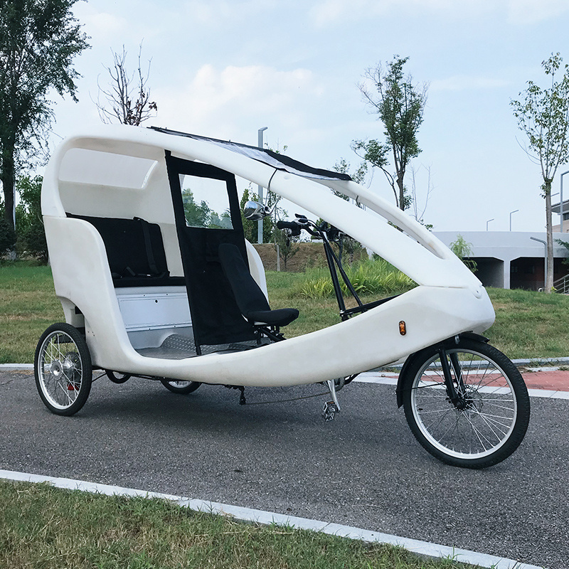 Export Morden City Green Transportation Three Wheeler Electric Tourist Cars Vehicle Bicitaxi Auto Rickshaw For Sale  Rickshaw