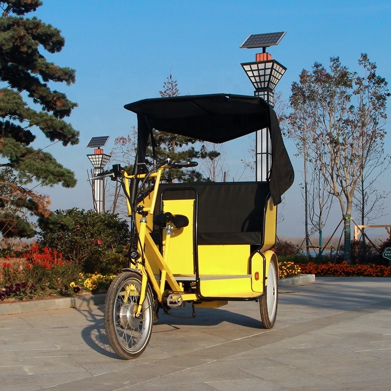 passengers auto rickshaw with fat tires pedicab rickshaw for taxi service