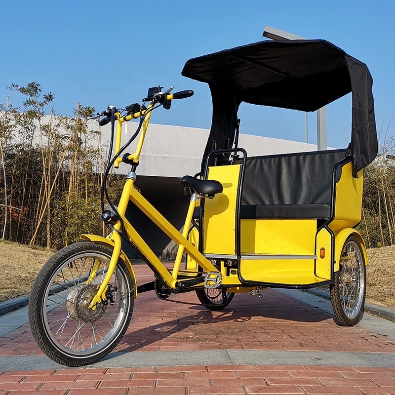 passengers auto rickshaw with fat tires pedicab rickshaw for taxi service