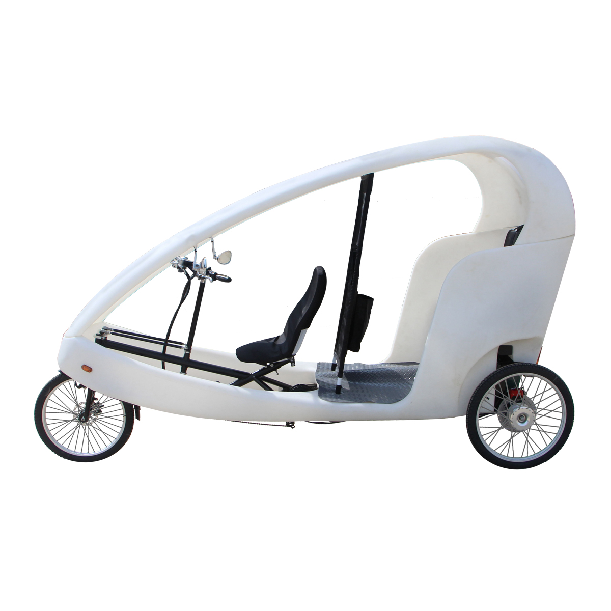 Morden City Green Transportation Three Wheeler Electric Tourist Cars Vehicle Bicitaxi Auto Rickshaw For Sale